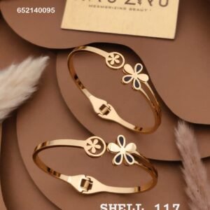 SHELL-117 Anti-Tarnish Stainless Steel Bracelet Under 99 from Kiyu Ziyu by Zyra Creation