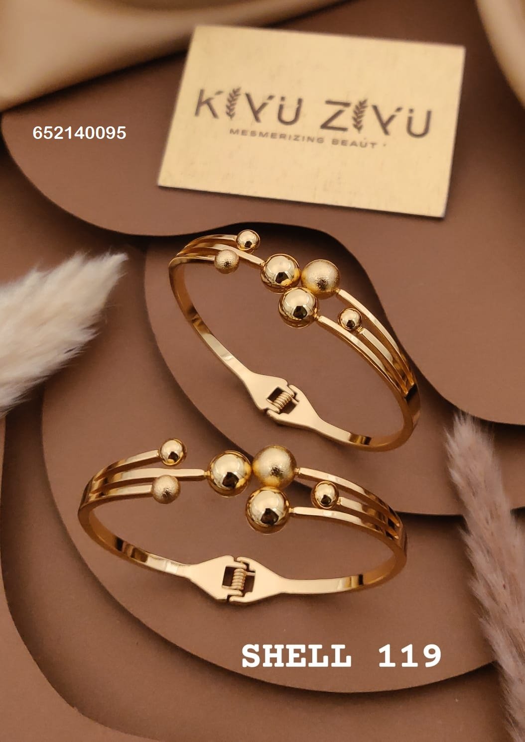 shell 119.jpg SHELL-119 Anti-Tarnish Stainless Steel Bracelet Under 99 from Kiyu Ziyu by Zyra Creation
