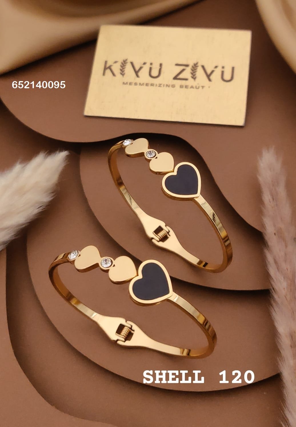 shell 120.jpg SHELL-120 Anti-Tarnish Stainless Steel Bracelet Under 99 from Kiyu Ziyu by Zyra Creation