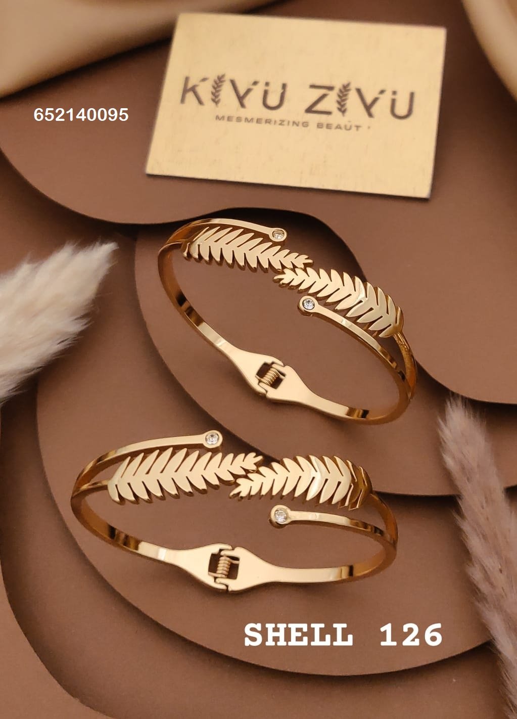 shell 126.jpg SHELL-126 Anti-Tarnish Stainless Steel Bracelet Under 99 from Kiyu Ziyu by Zyra Creation