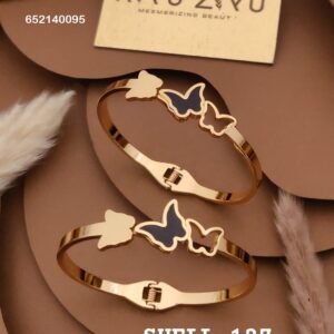 SHELL-127 Anti-Tarnish Stainless Steel Bracelet Under 99 from Kiyu Ziyu by Zyra Creation