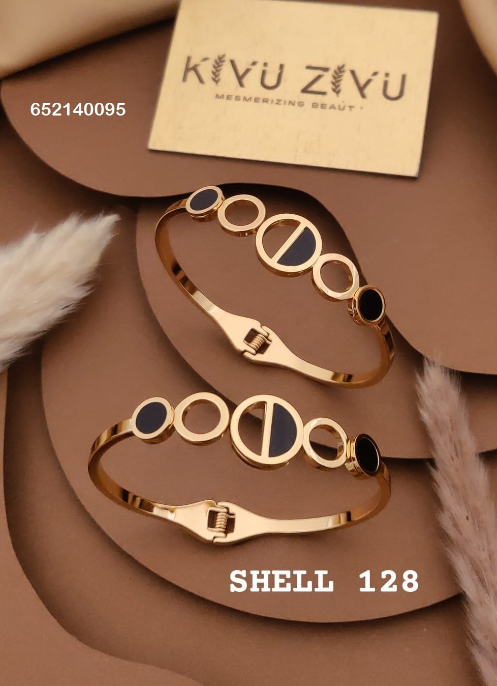 shell 128.jpg SHELL-128 Anti-Tarnish Stainless Steel Bracelet Under 99 from Kiyu Ziyu by Zyra Creation