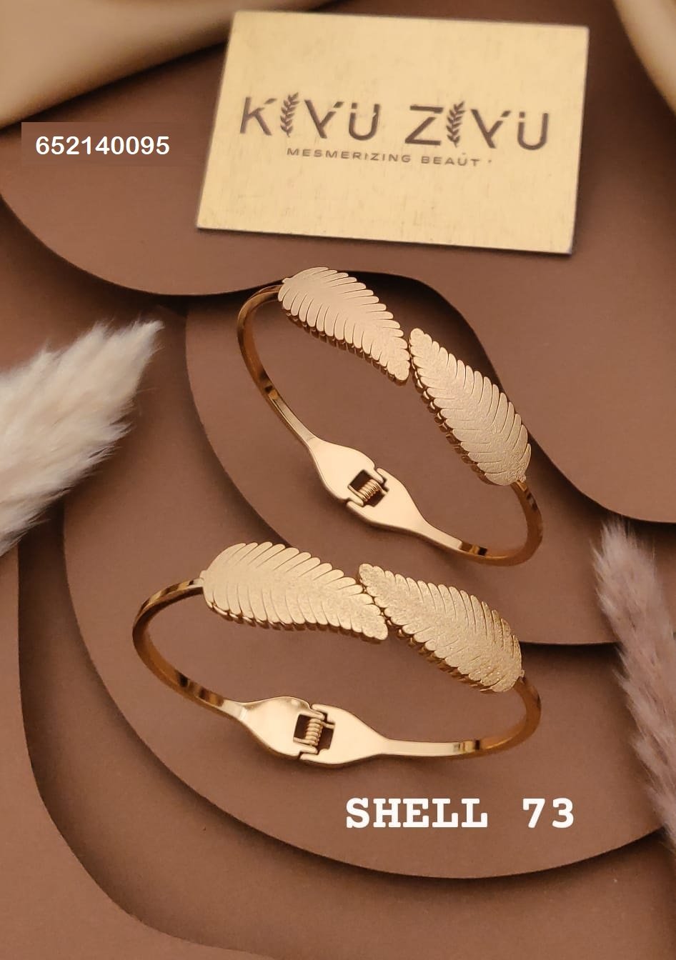 shell 73.jpg SHELL-73 Anti-Tarnish Stainless Steel Bracelet Under 99 from Kiyu Ziyu by Zyra Creation