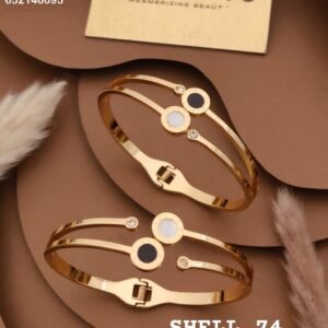 SHELL-74 Anti-Tarnish Stainless Steel Bracelet Under 99 from Kiyu Ziyu by Zyra Creation