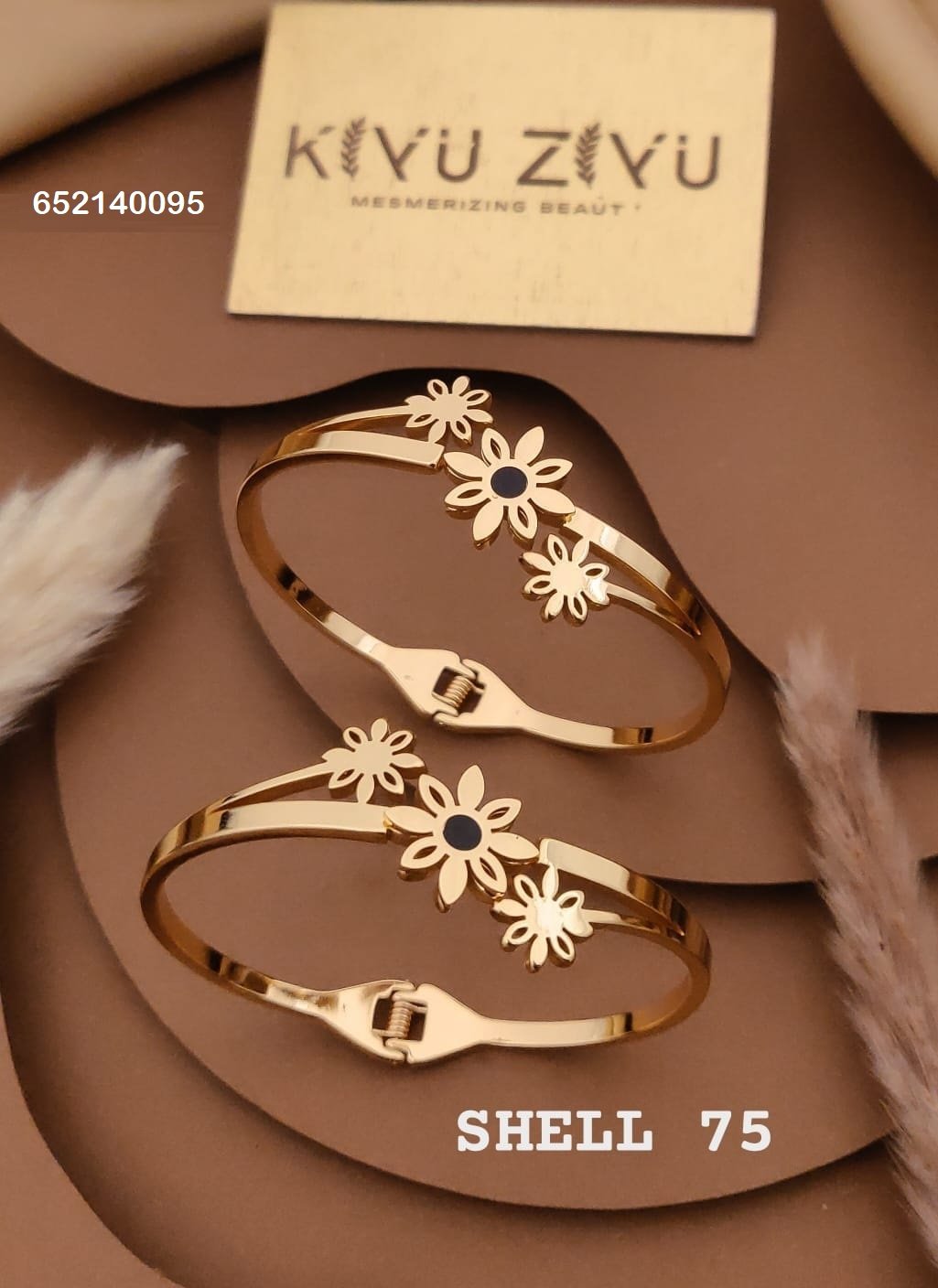 shell 75.jpg SHELL-75 Anti-Tarnish Stainless Steel Bracelet Under 99 from Kiyu Ziyu by Zyra Creation