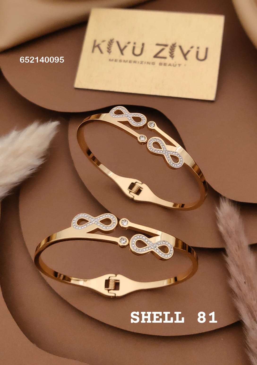 shell 81.jpg SHELL-81 Anti-Tarnish Stainless Steel Bracelet Under 99 from Kiyu Ziyu by Zyra Creation