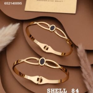 SHELL-84 Anti-Tarnish Stainless Steel Bracelet Under 99 from Kiyu Ziyu by Zyra Creation