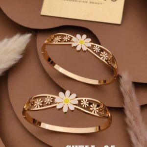 SHELL-95 Anti-Tarnish Stainless Steel Bracelet Under 99 from Kiyu Ziyu by Zyra Creation