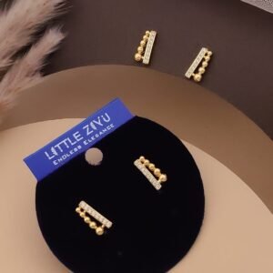 ZARA-874 Anti Tarnish Imported Earrings from Kiyu Ziyu by Zyra Creation