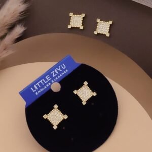 ZION-887 Anti Tarnish Imported Earrings from Kiyu Ziyu by Zyra Creation