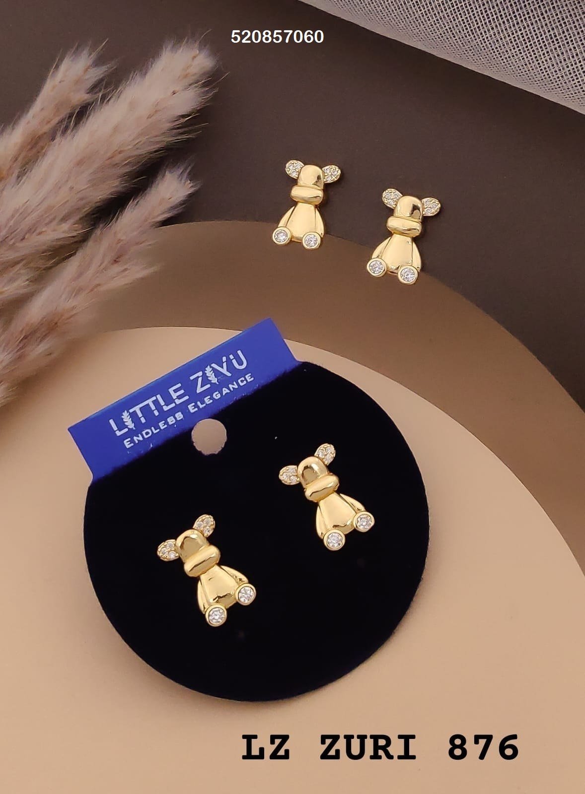 zuri 876.jpg ZURI-876 Anti Tarnish Imported Earrings from Kiyu Ziyu by Zyra Creation