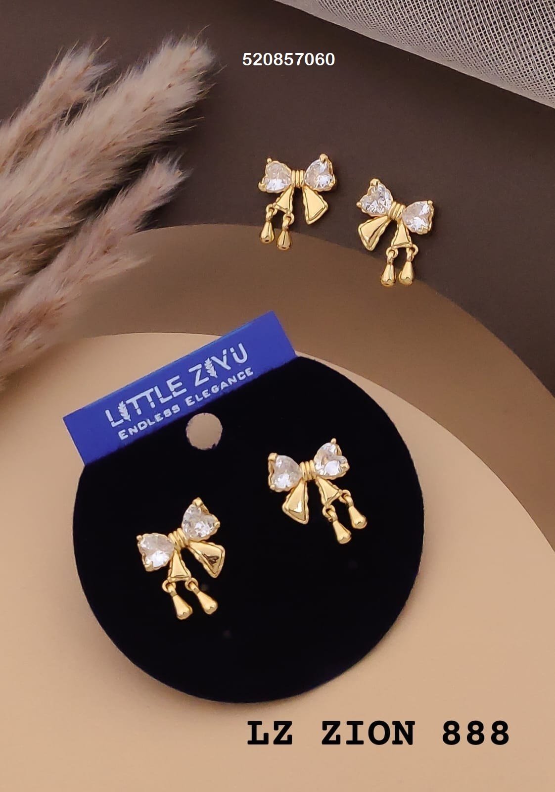 zuri 888.jpg ZURI-888 Anti Tarnish Imported Earrings from Kiyu Ziyu by Zyra Creation