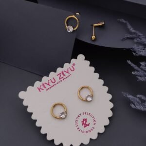BOLL-213 Anti-Tarnish Stainless Steel Boll Back Studs from Kiyu Ziyu by Zyra Creation