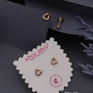 BOLL-221 Anti-Tarnish Stainless Steel Boll Back Studs from Kiyu Ziyu by Zyra Creation