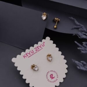 BOLL-222 Anti-Tarnish Stainless Steel Boll Back Studs from Kiyu Ziyu by Zyra Creation