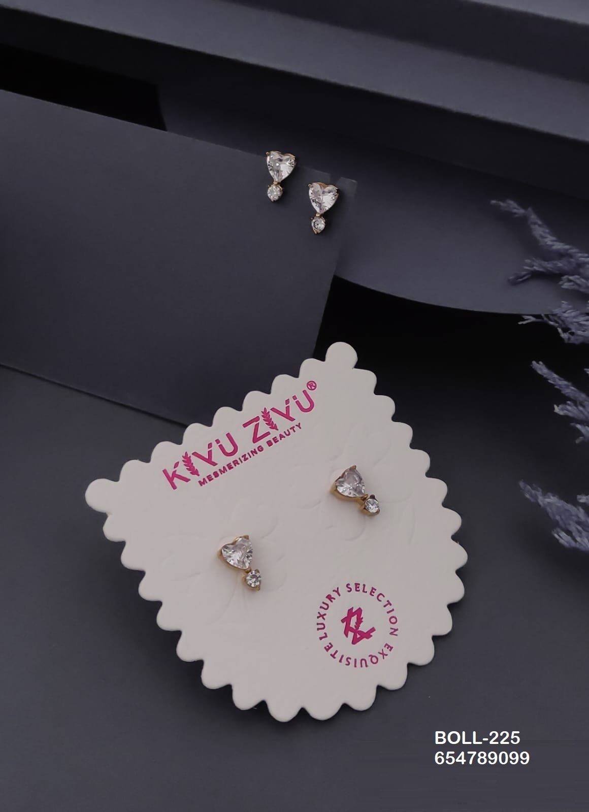 boll 225.jpg BOLL-225 Anti-Tarnish Stainless Steel Boll Back Studs from Kiyu Ziyu by Zyra Creation