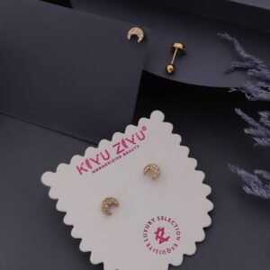 BOLL-226 Anti-Tarnish Stainless Steel Boll Back Studs from Kiyu Ziyu by Zyra Creation