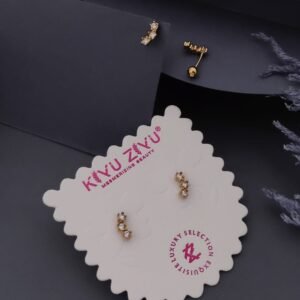 BOLL-238 Anti-Tarnish Stainless Steel Boll Back Studs from Kiyu Ziyu by Zyra Creation