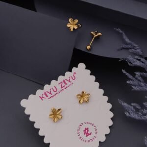 BOLL-242 Anti-Tarnish Stainless Steel Boll Back Studs from Kiyu Ziyu by Zyra Creation