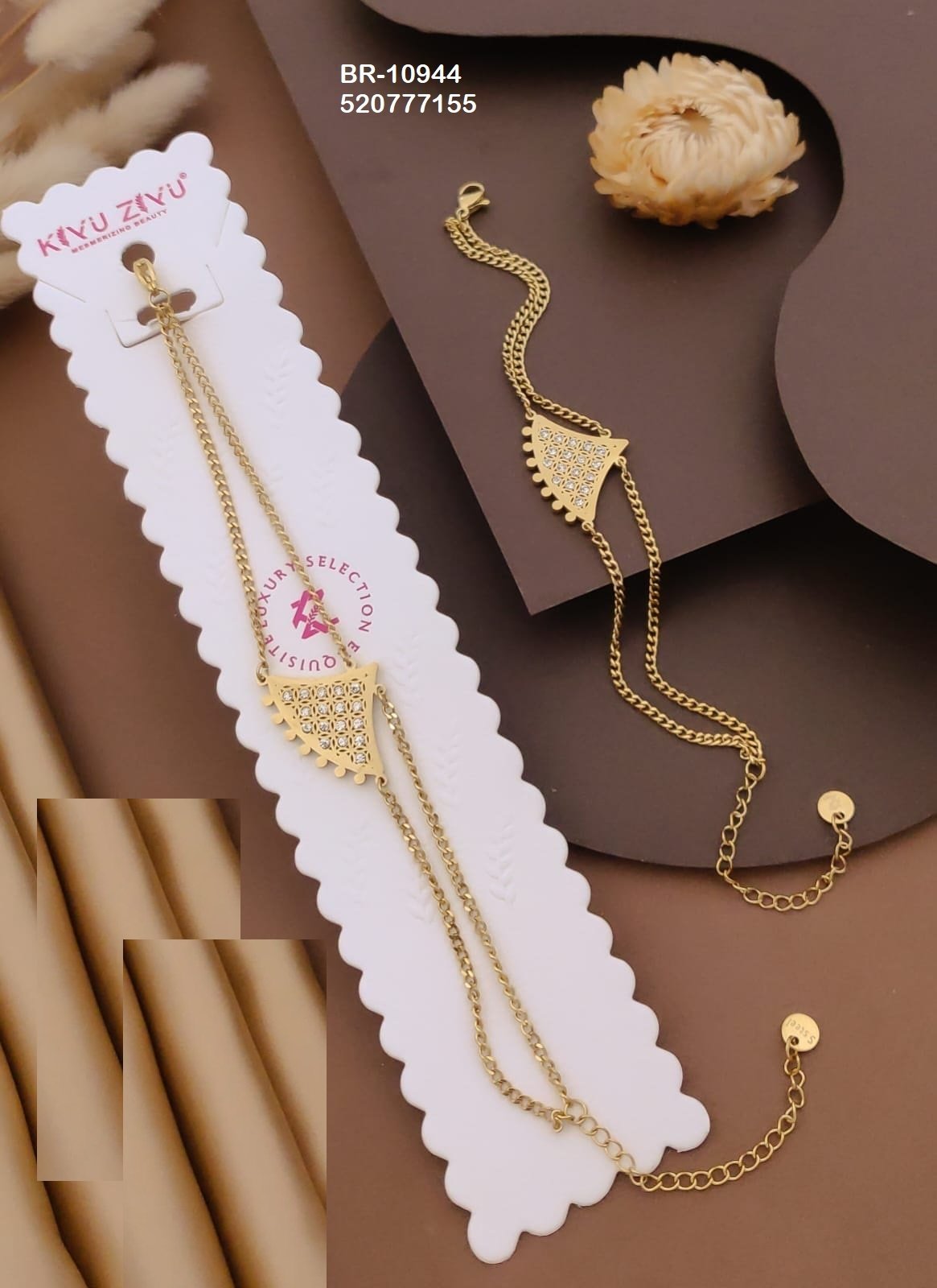 br 10944.jpeg BR-10944 Anti-Tarnish Stainless Steel Chain Bracelets from Kiyu Ziyu by Zyra Creation