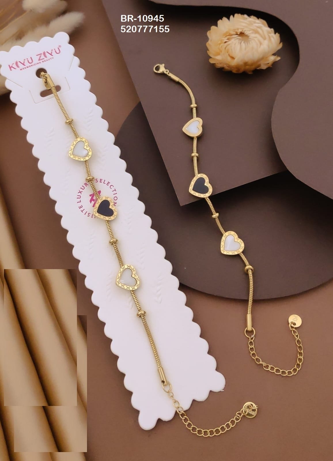 br 10945.jpeg BR-10945 Anti-Tarnish Stainless Steel Chain Bracelets from Kiyu Ziyu by Zyra Creation