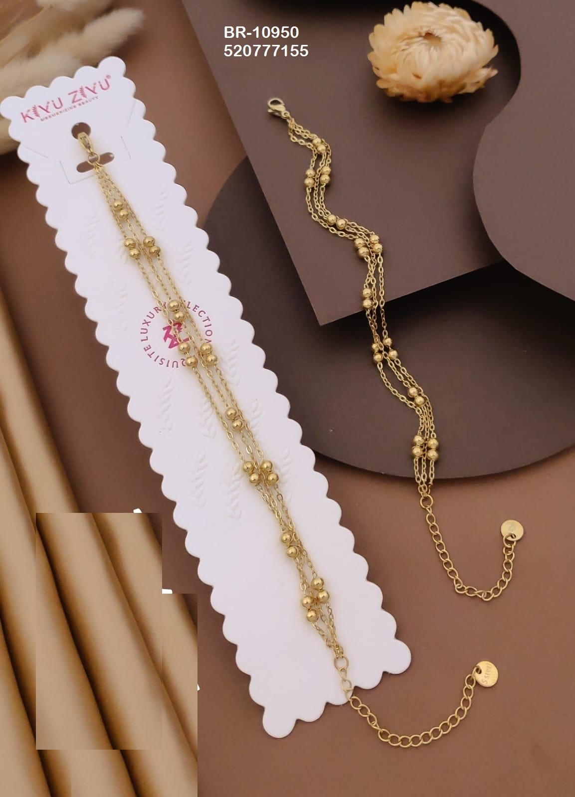 br 10950.jpeg BR-10950 Anti-Tarnish Stainless Steel Chain Bracelets from Kiyu Ziyu by Zyra Creation