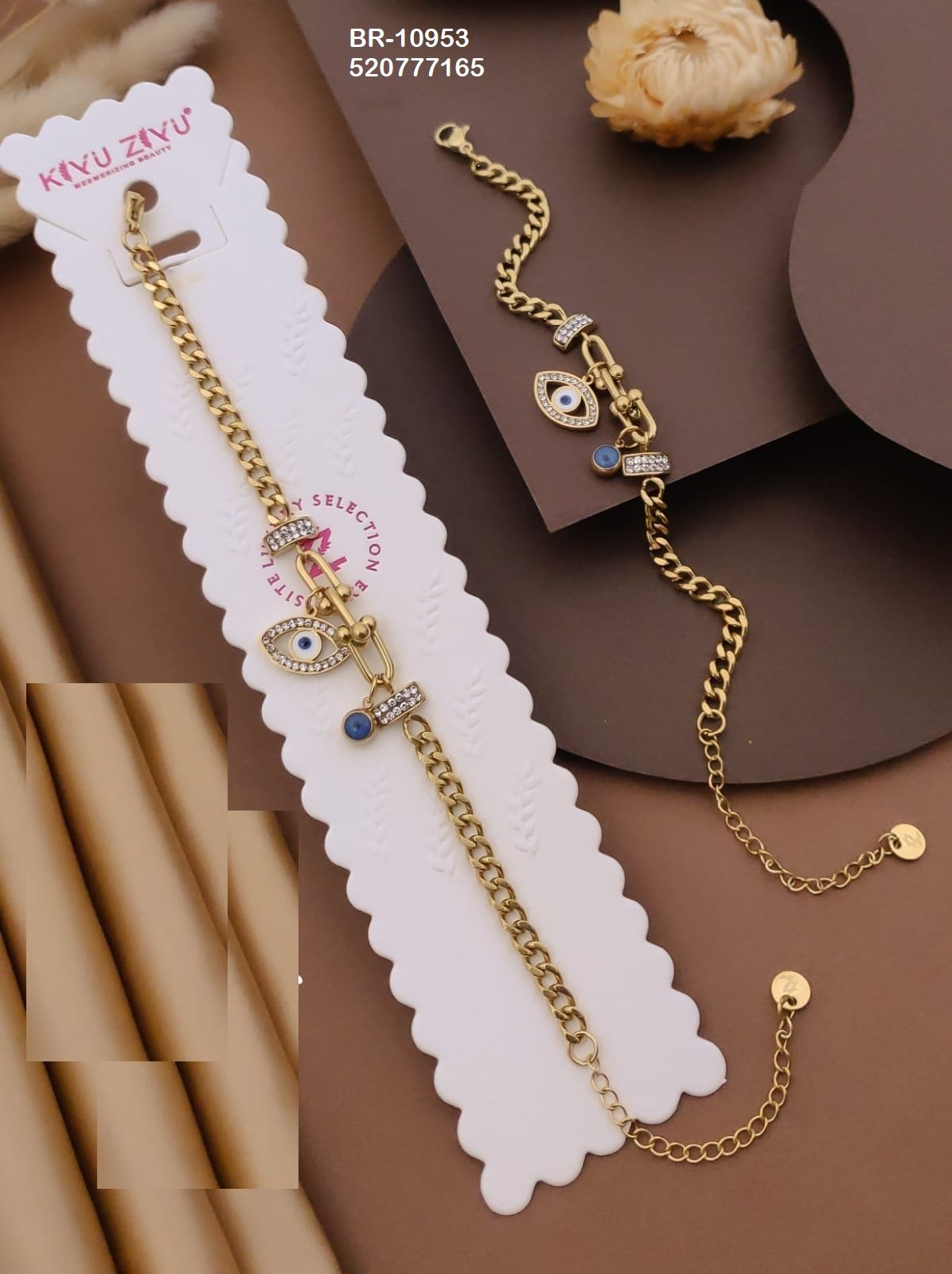 br 10953.jpeg BR-10953 Anti-Tarnish Stainless Steel Chain Bracelets from Kiyu Ziyu by Zyra Creation