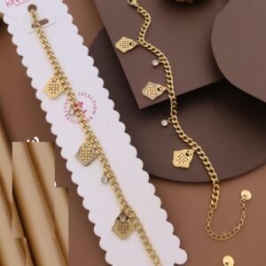 BR-10955 Anti-Tarnish Stainless Steel Chain Bracelets from Kiyu Ziyu by Zyra Creation