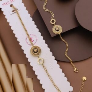 BR-10956 Anti-Tarnish Stainless Steel Chain Bracelets from Kiyu Ziyu by Zyra Creation