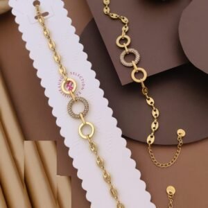 BR-10958 Anti-Tarnish Stainless Steel Chain Bracelets from Kiyu Ziyu by Zyra Creation