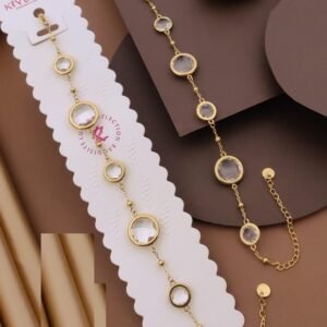 BR-10963 Anti-Tarnish Stainless Steel Chain Bracelets from Kiyu Ziyu by Zyra Creation
