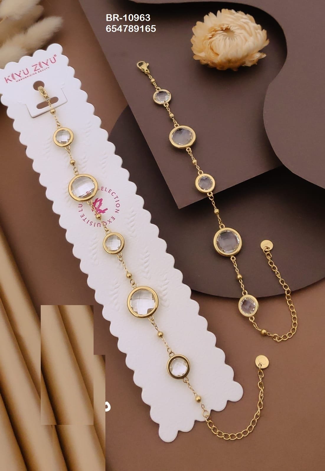 br 10963.jpeg BR-10963 Anti-Tarnish Stainless Steel Chain Bracelets from Kiyu Ziyu by Zyra Creation
