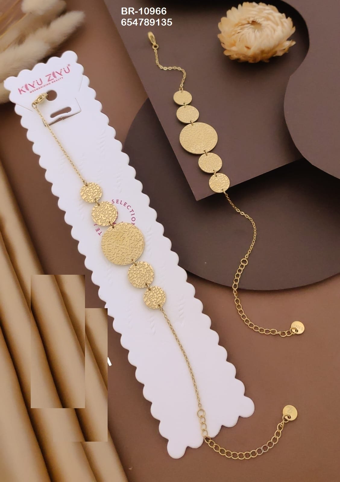 br 10966.jpeg BR-10966 Anti-Tarnish Stainless Steel Chain Bracelets from Kiyu Ziyu by Zyra Creation