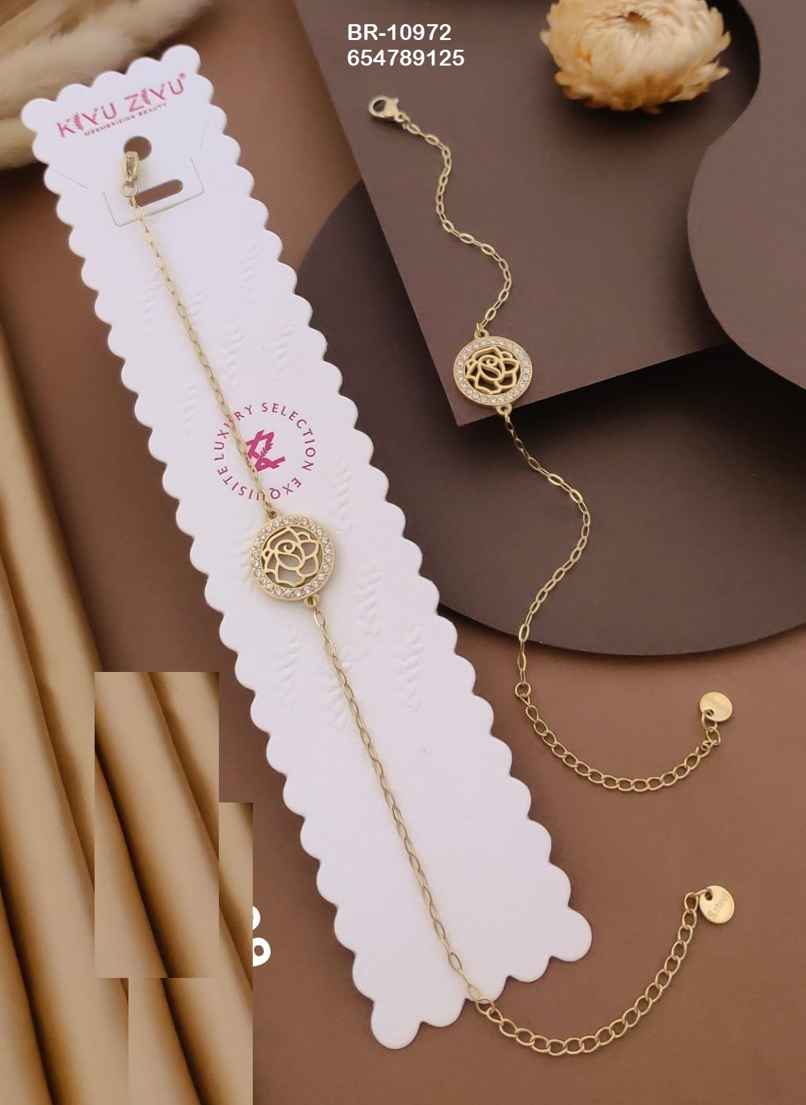 br 10972.jpeg BR-10972 Anti-Tarnish Stainless Steel Chain Bracelets from Kiyu Ziyu by Zyra Creation