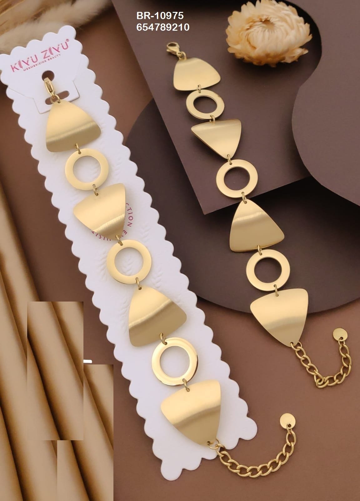 br 10975.jpeg BR-10975 Anti-Tarnish Stainless Steel Chain Bracelets from Kiyu Ziyu by Zyra Creation