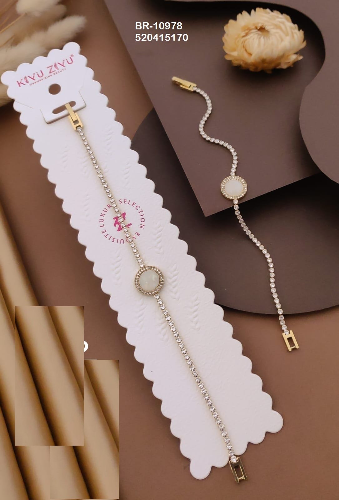br 10978.jpeg BR-10978 Anti-Tarnish Stainless Steel Chain Bracelets from Kiyu Ziyu by Zyra Creation