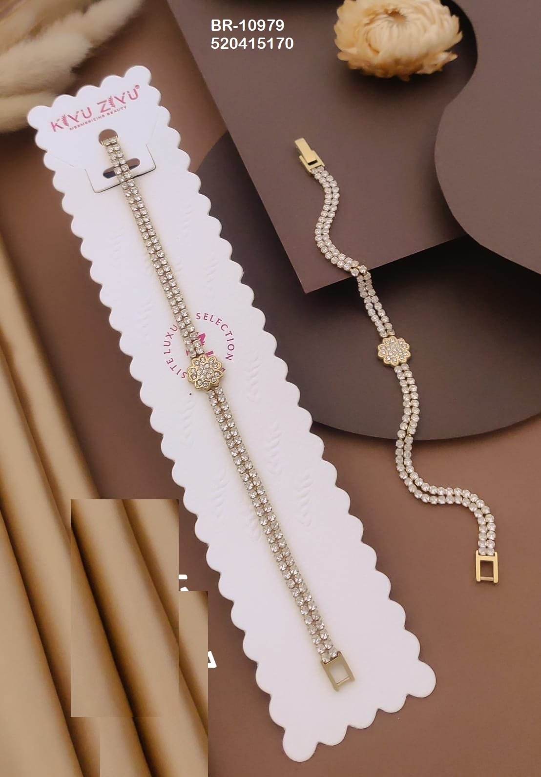 br 10979.jpeg BR-10979 Anti-Tarnish Stainless Steel Chain Bracelets from Kiyu Ziyu by Zyra Creation