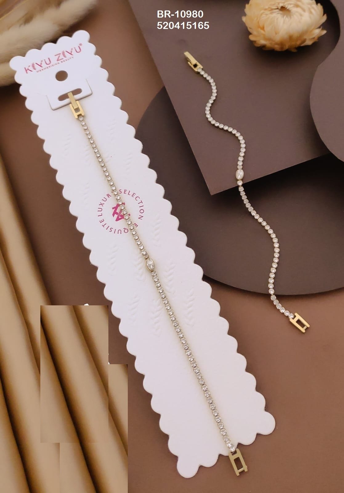 br 10980.jpeg BR-10980 Anti-Tarnish Stainless Steel Chain Bracelets from Kiyu Ziyu by Zyra Creation