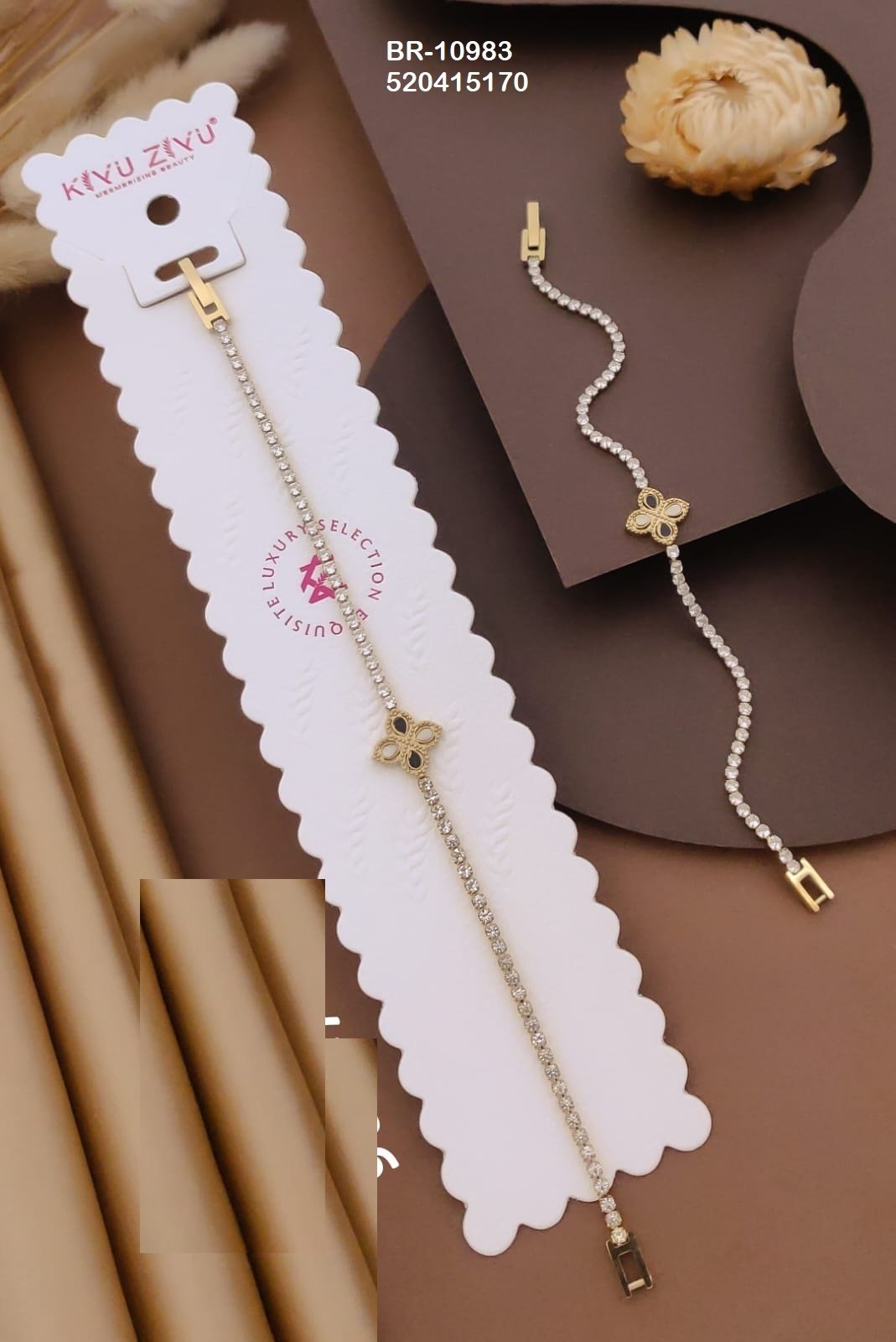 br 10983.jpeg BR-10983 Anti-Tarnish Stainless Steel Chain Bracelets from Kiyu Ziyu by Zyra Creation