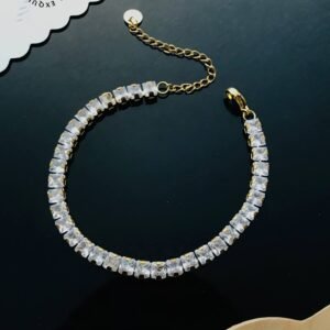 BR-10987 Anti-Tarnish Stainless Steel Tennis Chain Bracelets from Kiyu Ziyu by Zyra Creation