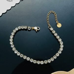 BR-10988 Anti-Tarnish Stainless Steel Tennis Chain Bracelets from Kiyu Ziyu by Zyra Creation
