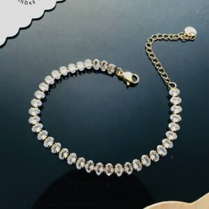 BR-10989 Anti-Tarnish Stainless Steel Tennis Chain Bracelets from Kiyu Ziyu by Zyra Creation