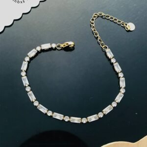 BR-10990 Anti-Tarnish Stainless Steel Tennis Chain Bracelets from Kiyu Ziyu by Zyra Creation