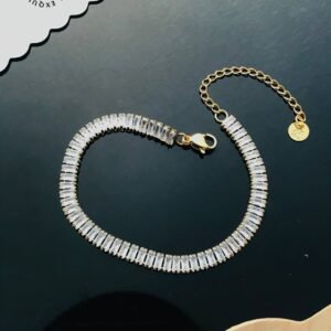 BR-10991 Anti-Tarnish Stainless Steel Tennis Chain Bracelets from Kiyu Ziyu by Zyra Creation