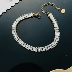 BR-10992 Anti-Tarnish Stainless Steel Tennis Chain Bracelets from Kiyu Ziyu by Zyra Creation