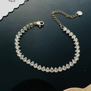 BR-10993 Anti-Tarnish Stainless Steel Tennis Chain Bracelets from Kiyu Ziyu by Zyra Creation