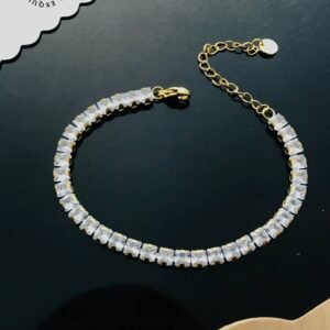 BR-10994 Anti-Tarnish Stainless Steel Tennis Chain Bracelets from Kiyu Ziyu by Zyra Creation
