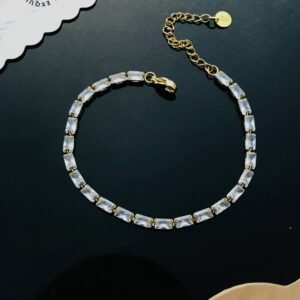 BR-10995 Anti-Tarnish Stainless Steel Tennis Chain Bracelets from Kiyu Ziyu by Zyra Creation