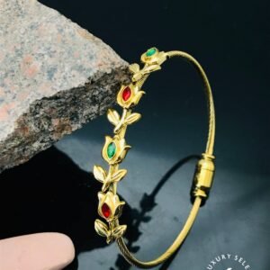BR-11189 Anti-Tarnish Stainless Steel Tulip Style Bracelet from Kiyu Ziyu by Zyra Creation