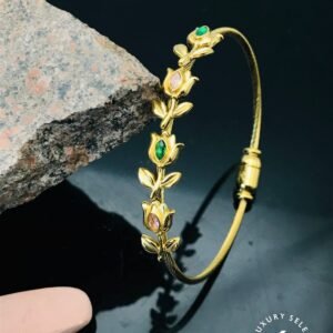 BR-11191 Anti-Tarnish Stainless Steel Tulip Style Bracelet from Kiyu Ziyu by Zyra Creation